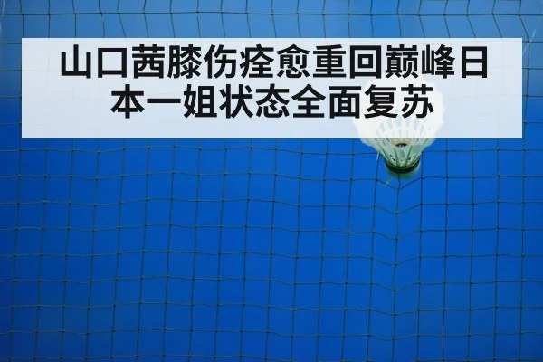山口茜膝伤痊愈重回巅峰日本一姐状态全面复苏